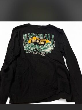 Black Long Sleeve Graphic Tee